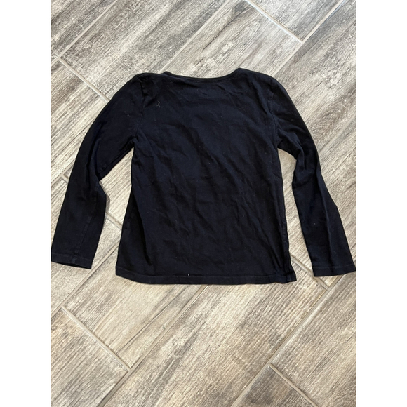 Girls The Childrens Place Black Queen Like Mama Long Sleeve Shirt Size M (7/8) - Picture 4 of 5